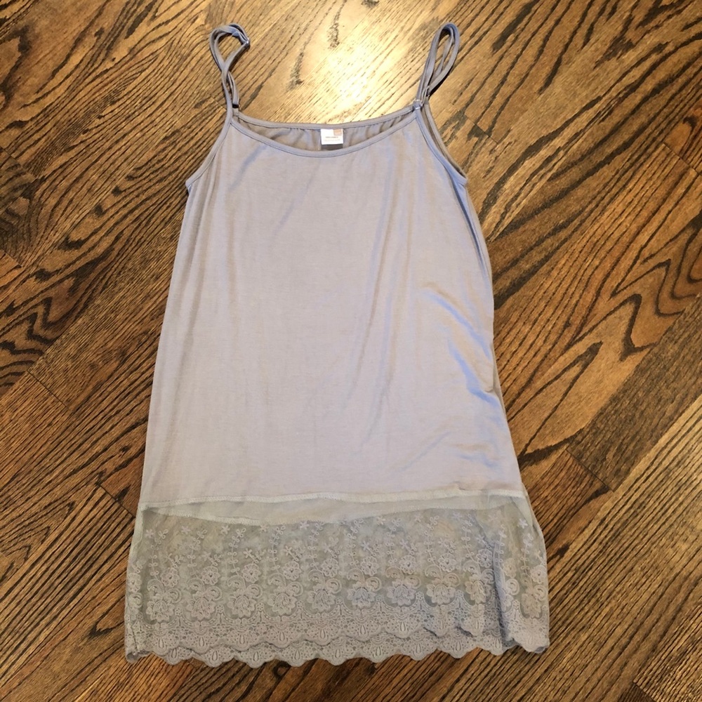 Coco + Carmen lace tank top tunic